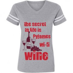 Ladies Relaxed Fit Vintage Sports Tee