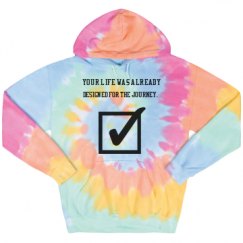 Unisex Tie-Dye Fleece Hoodie