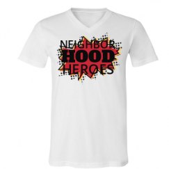 Unisex V-Neck Jersey Tee