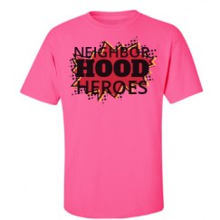 Unisex Ultra Cotton Safety Neon Crewneck Tee