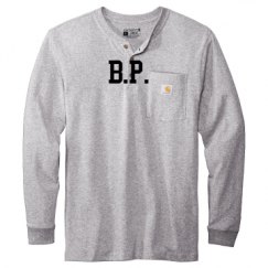 Unisex Carhartt Long Sleeve Henley Tee 