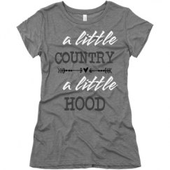 Ladies Slim Fit Super Soft Triblend Tee