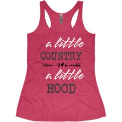 Ladies Slim Fit Super Soft Racerback Triblend Tank