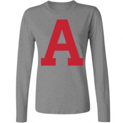 Ladies Relaxed Fit Basic Long Sleeve Tee