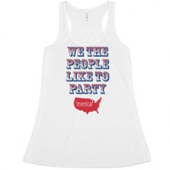 Ladies Flowy Racerback Tank