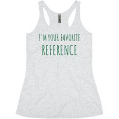 Ladies Slim Fit Super Soft Racerback Triblend Tank