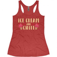 Ladies Slim Fit Super Soft Racerback Triblend Tank