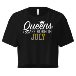 Ladies Festival Cali Crop Top Tee