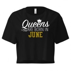 Ladies Festival Cali Crop Top Tee