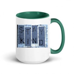 15oz Ceramic Mug with Color Inside