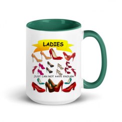 15oz Ceramic Mug with Color Inside