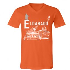 Unisex V-Neck Jersey Tee