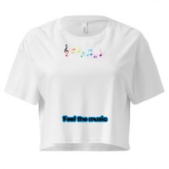 Ladies Festival Cali Crop Top Tee