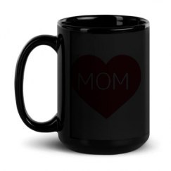 15oz Black Glossy Mug