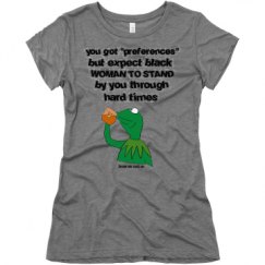 Ladies Slim Fit Super Soft Triblend Tee