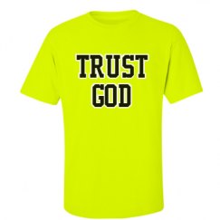 Unisex Ultra Cotton Safety Neon Crewneck Tee