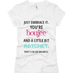 Ladies Slim Fit Basic Promo Jersey Tee