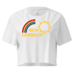 Ladies Festival Cali Crop Top Tee