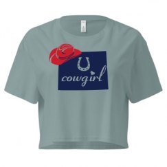 Ladies Festival Cali Crop Top Tee