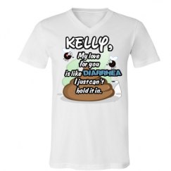 Unisex V-Neck Jersey Tee