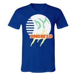 Unisex V-Neck Jersey Tee