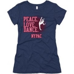 Ladies Slim Fit Super Soft Triblend Tee