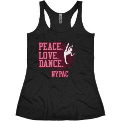Ladies Slim Fit Super Soft Racerback Triblend Tank