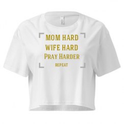 Ladies Festival Cali Crop Top Tee