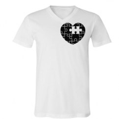 Unisex V-Neck Jersey Tee