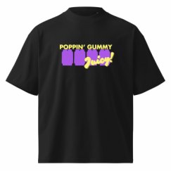 Unisex Organic Oversized High Neck T-Shirt