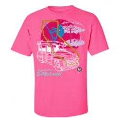 Unisex Ultra Cotton Safety Neon Crewneck Tee