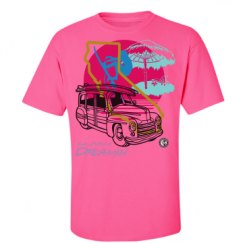 Unisex Ultra Cotton Safety Neon Crewneck Tee