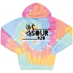 Unisex Tie-Dye Fleece Hoodie