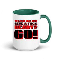 15oz Ceramic Mug with Color Inside