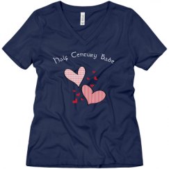 Ladies Relaxed Fit V-Neck Tee