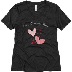 Ladies Relaxed Fit Super Soft Triblend V-Neck Tee