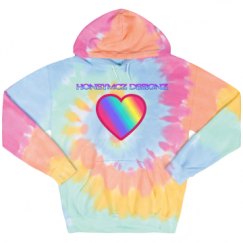 Unisex Tie-Dye Fleece Hoodie
