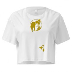 Ladies Festival Cali Crop Top Tee