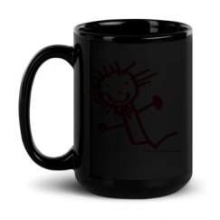 15oz Black Glossy Mug