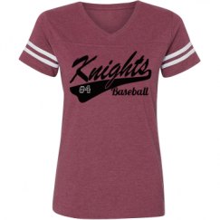 Ladies Relaxed Fit Vintage Sports Tee