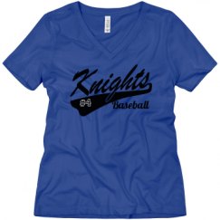 Ladies Relaxed Fit V-Neck Tee