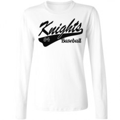 Ladies Relaxed Fit Basic Long Sleeve Tee