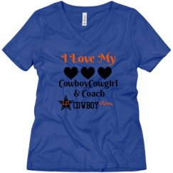 Ladies Relaxed Fit V-Neck Tee