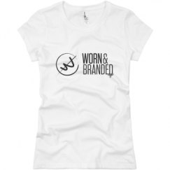 Ladies Slim Fit Basic Promo Jersey Tee