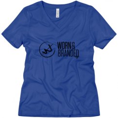 Ladies Relaxed Fit V-Neck Tee