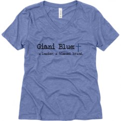 Ladies Relaxed Fit Super Soft Triblend V-Neck Tee