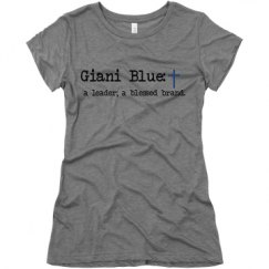 Ladies Slim Fit Super Soft Triblend Tee