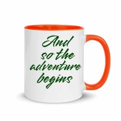 11oz Ceramic Mug with Color Inside