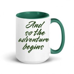 15oz Ceramic Mug with Color Inside