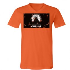 Unisex V-Neck Jersey Tee